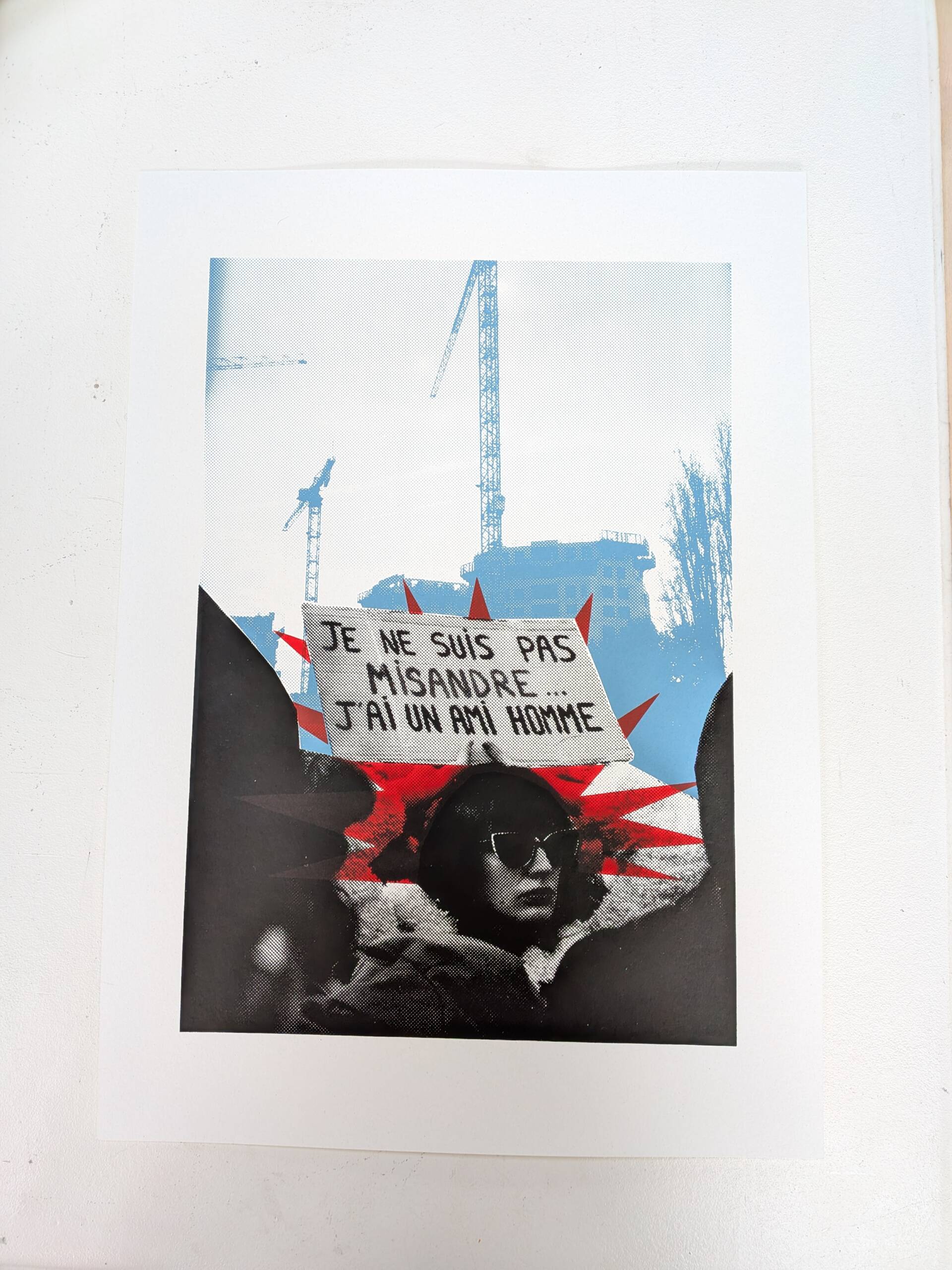 Sérigraphie Misandre 4