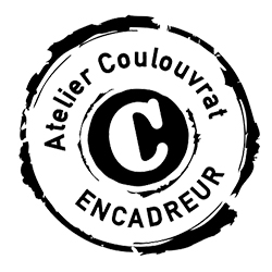 Logo Atelier Coulouvrat Encadrement - tableau - sur mesure - cadre - caisse américaine